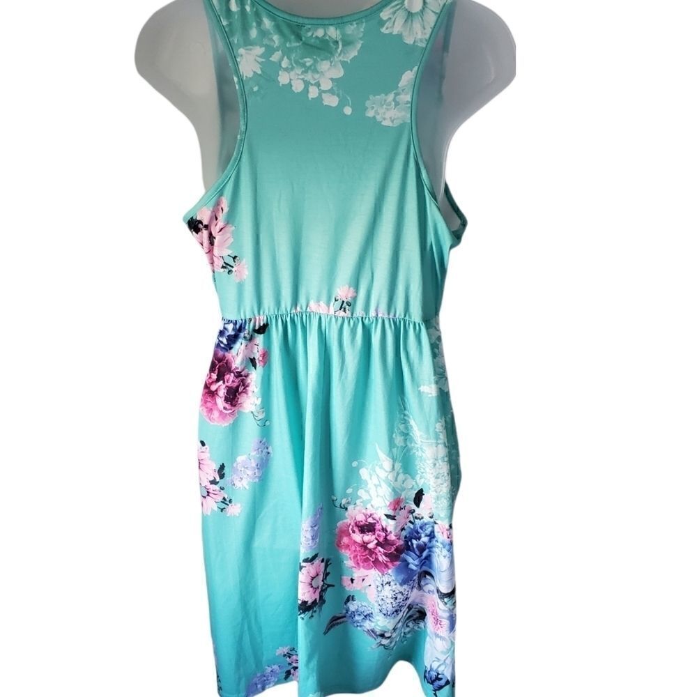 Ours Floral Sleeveless Dress With Pockets Large - Picture 5 of 10